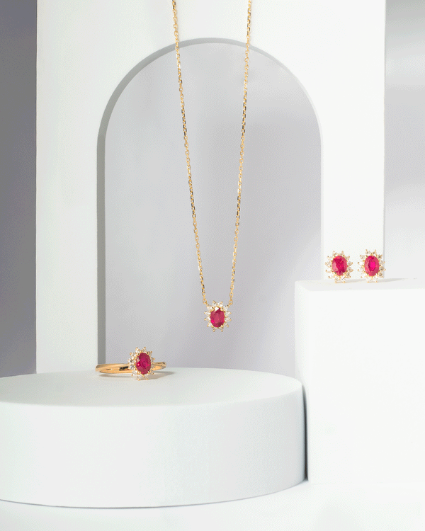 SET RUBY ORO AMARILLO